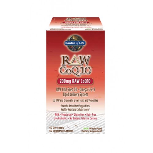 Garden of Life Raw CoQ10 200 mg - 60 ct
